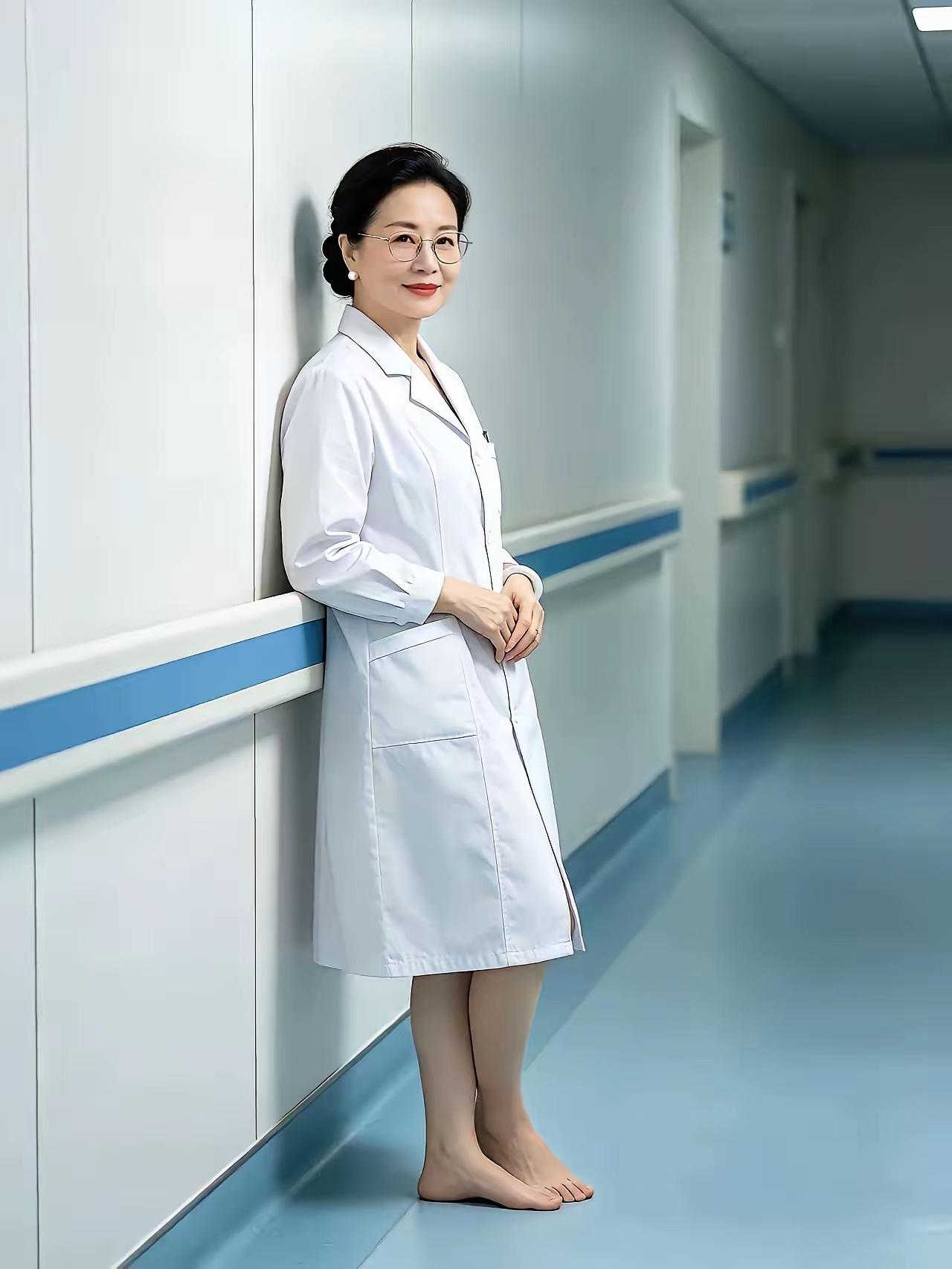我们医院的第一美人
大家猜猜她在医院是什么职位？