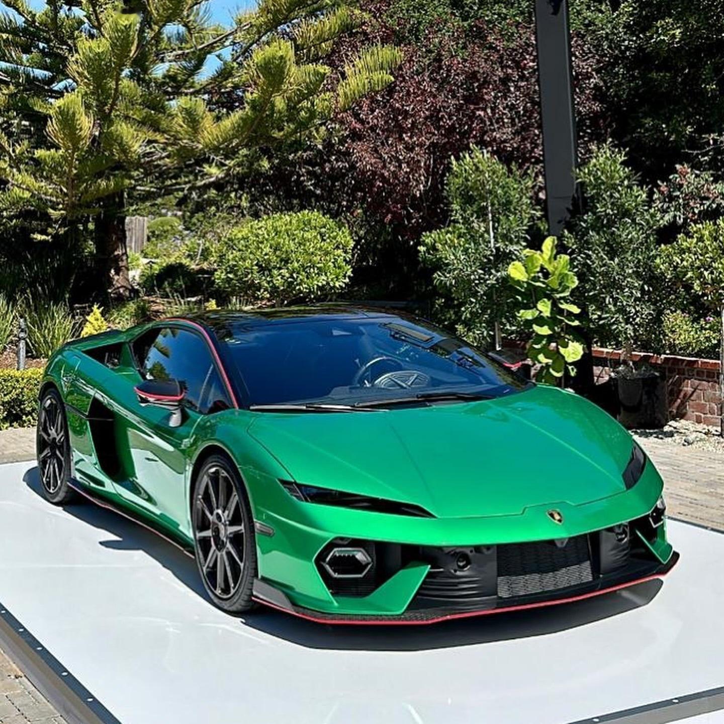 全新Lamborghini Temerario.油漆 :#verdemercur