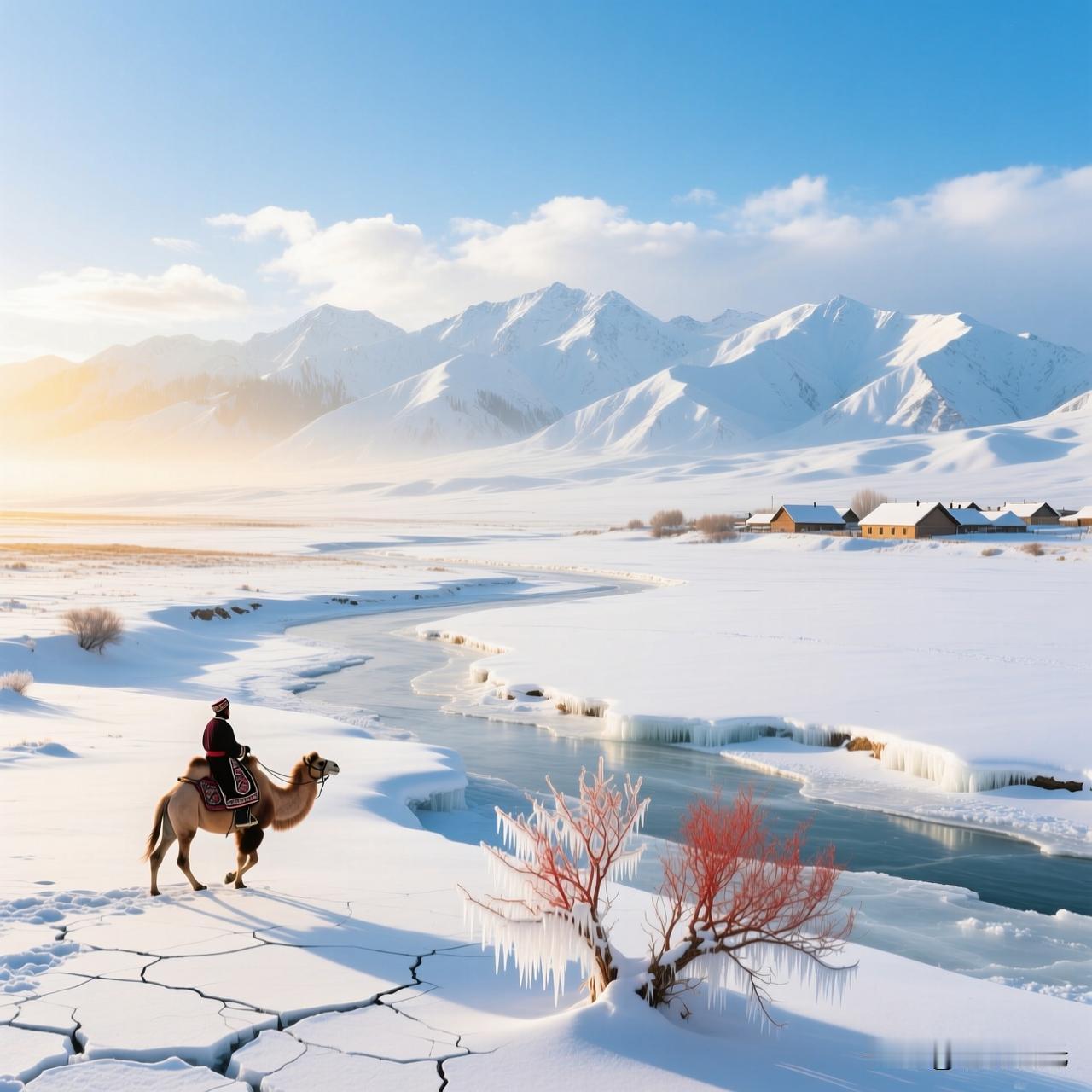 不知道你们喜欢雪是因为什么，我喜欢雪，是因为我是农民。