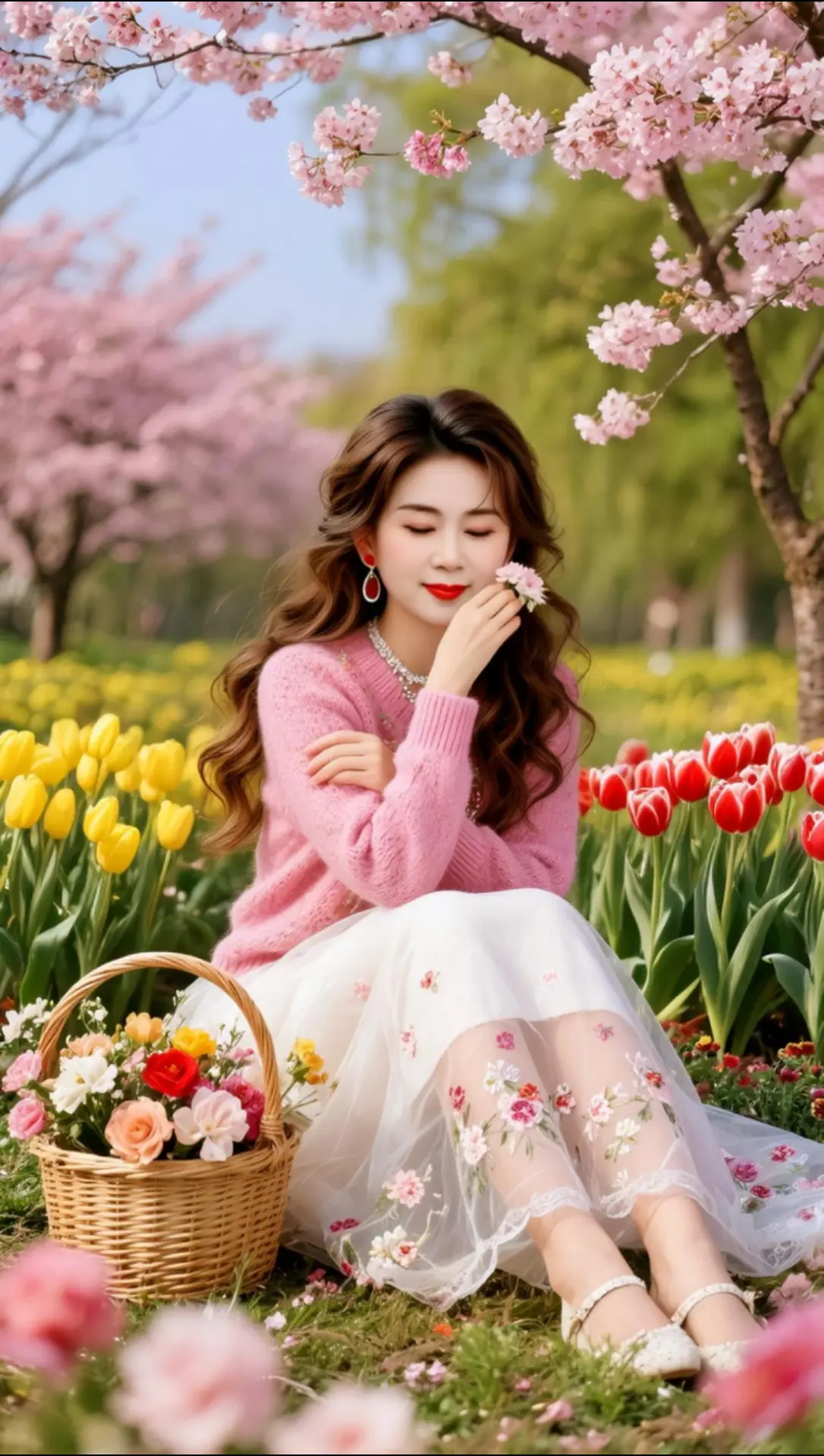 AI春日花漾照 随变ai随便玩