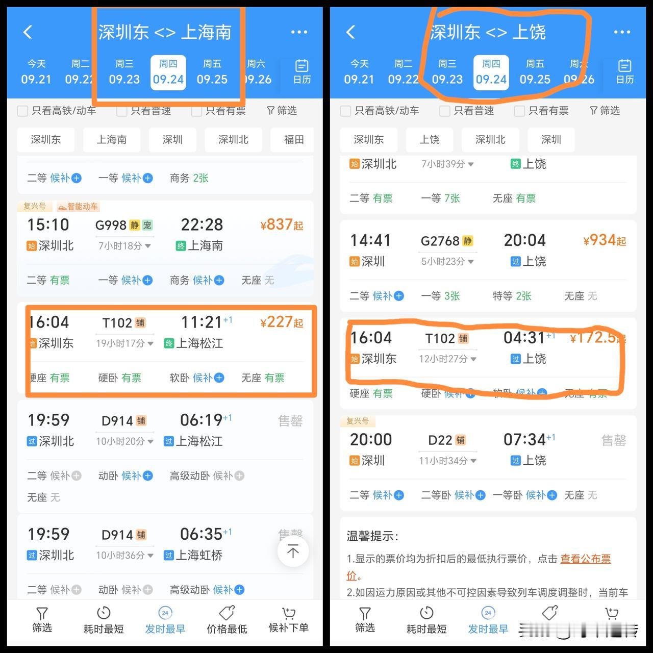 果然还是网友们更懂资本市场！
       同样是那趟 T102 的火车，从深圳