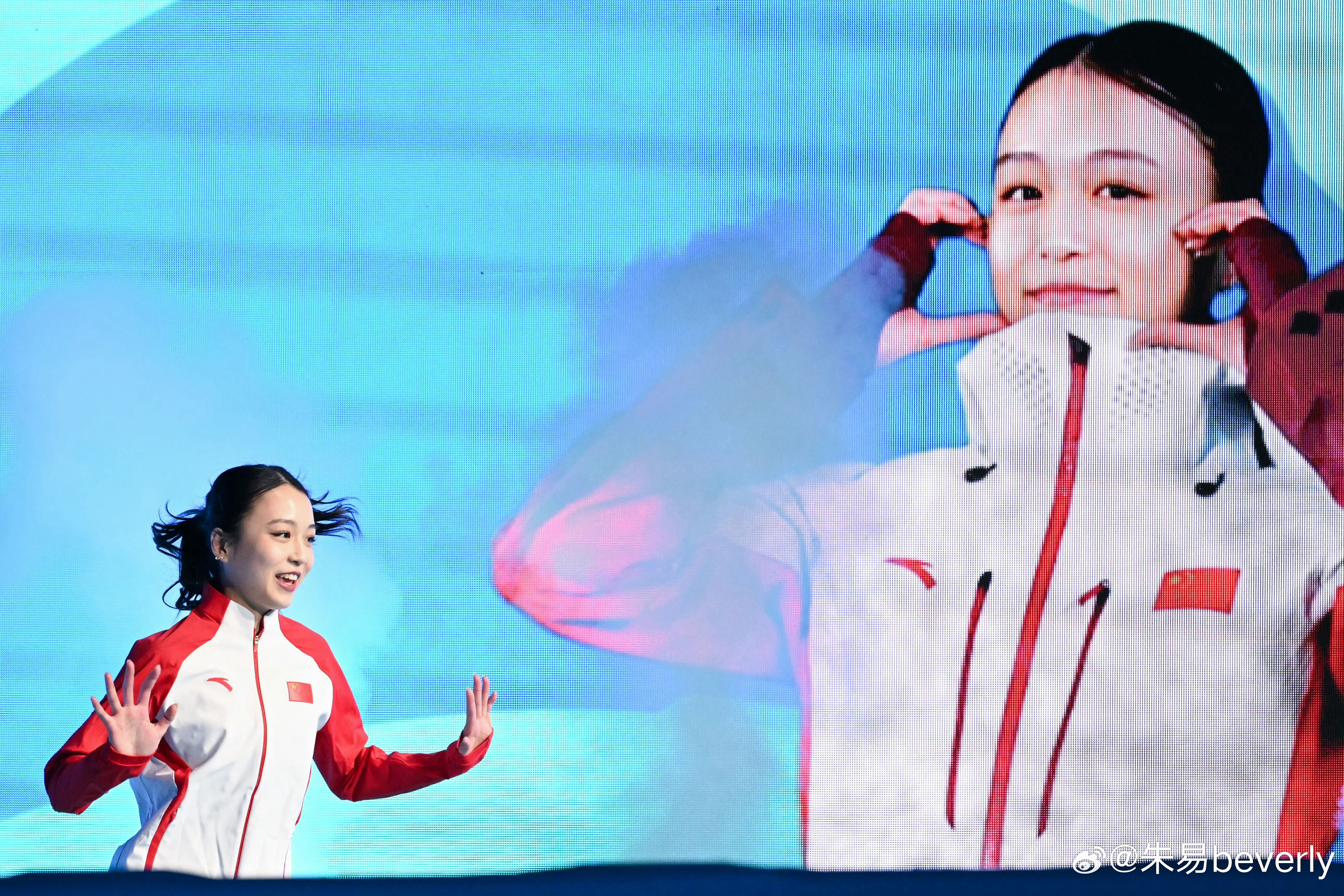 #朱易说为赛季画上满意的句号##朱易说更从容地面对各种挑战#发博：很开心在四大洲