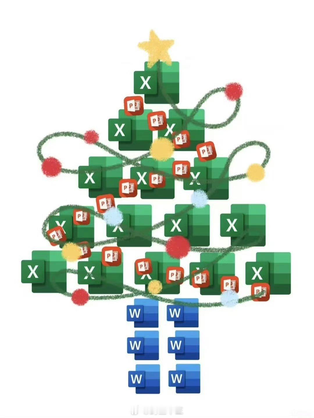 圣诞快乐 图！打工人的圣诞树！[笑cry][苦涩]如何用Ai写ppt，今晚直播间