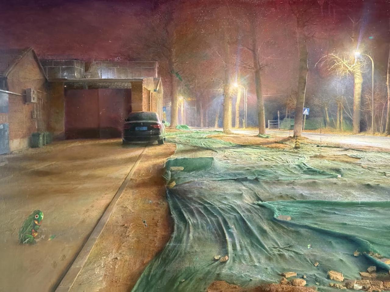 请看央美2026毕业作品展，这幅画是不是很牛！很牛，但看不懂，青蛙是什么意思？作
