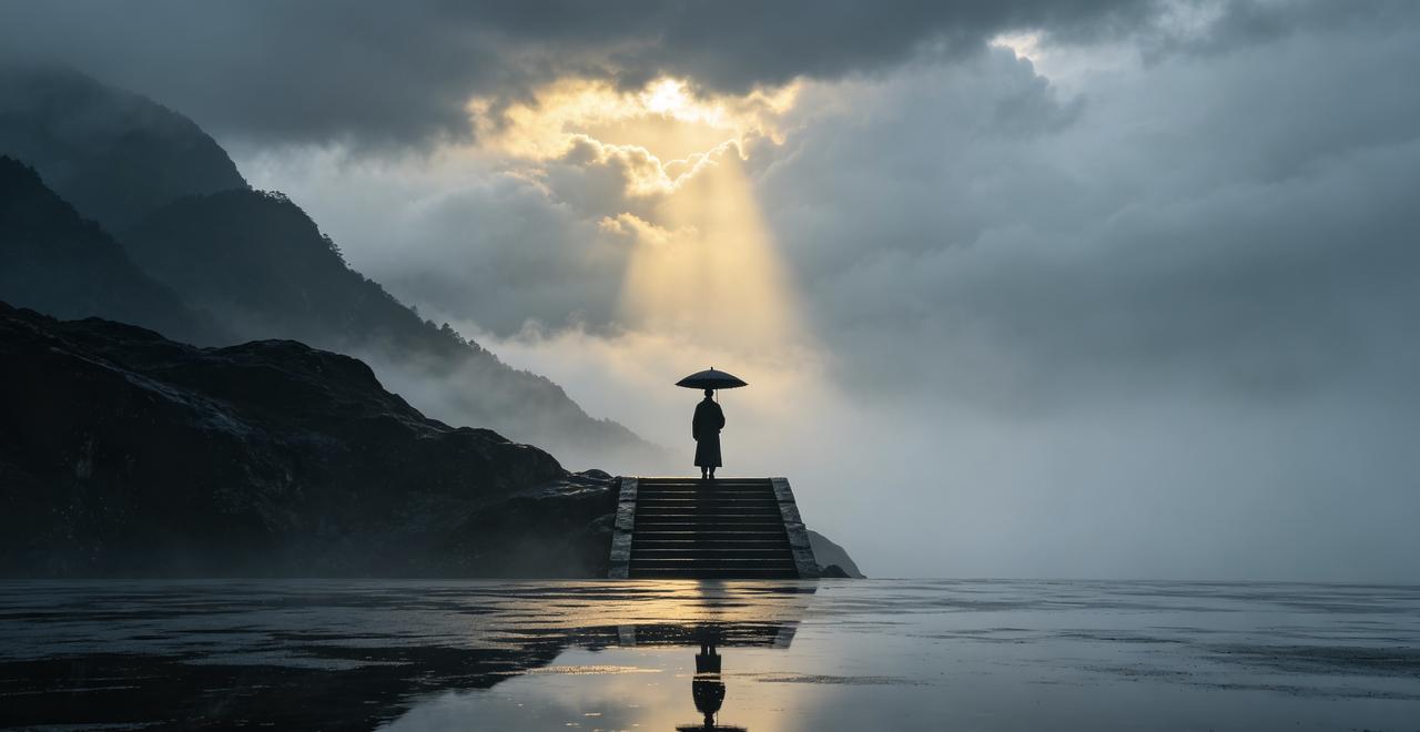 人往往不是靠听道理大彻大悟，而是吃过亏、受过伤，在现实里撞得头破血流之后，才慢慢