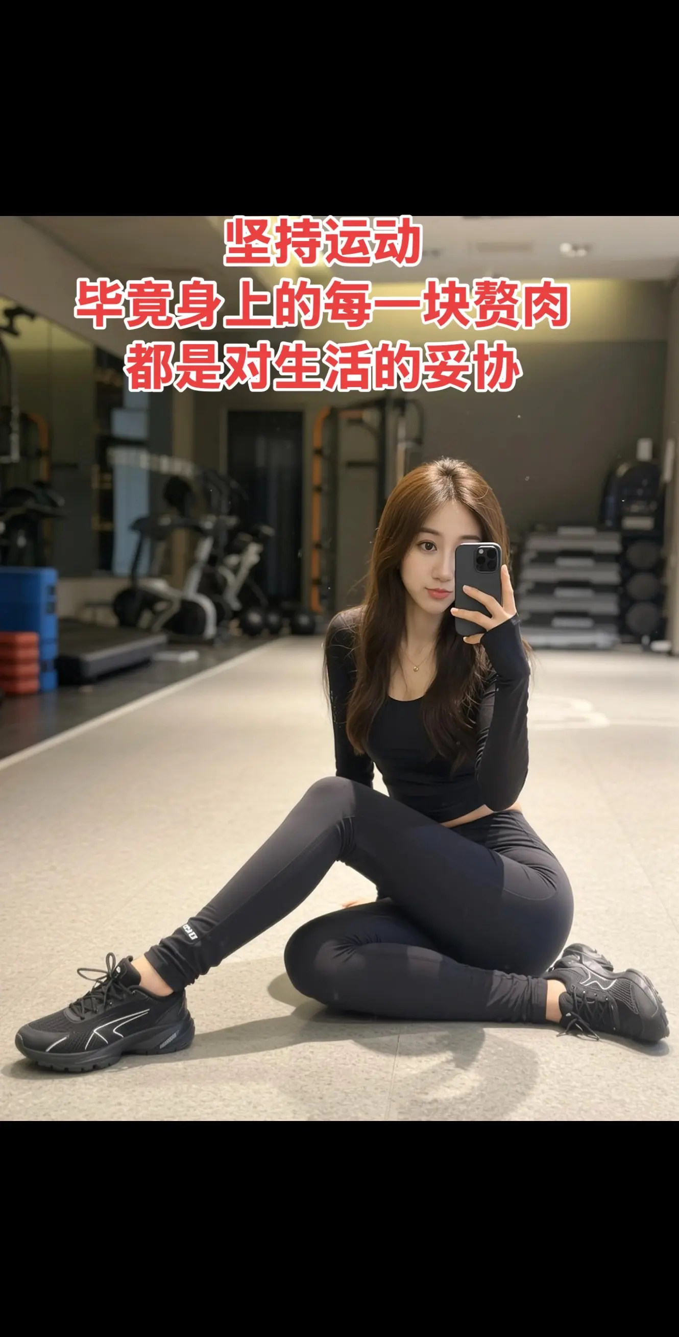 坚持运动，毕竟身上的每一块赘肉，都是对生活的妥协