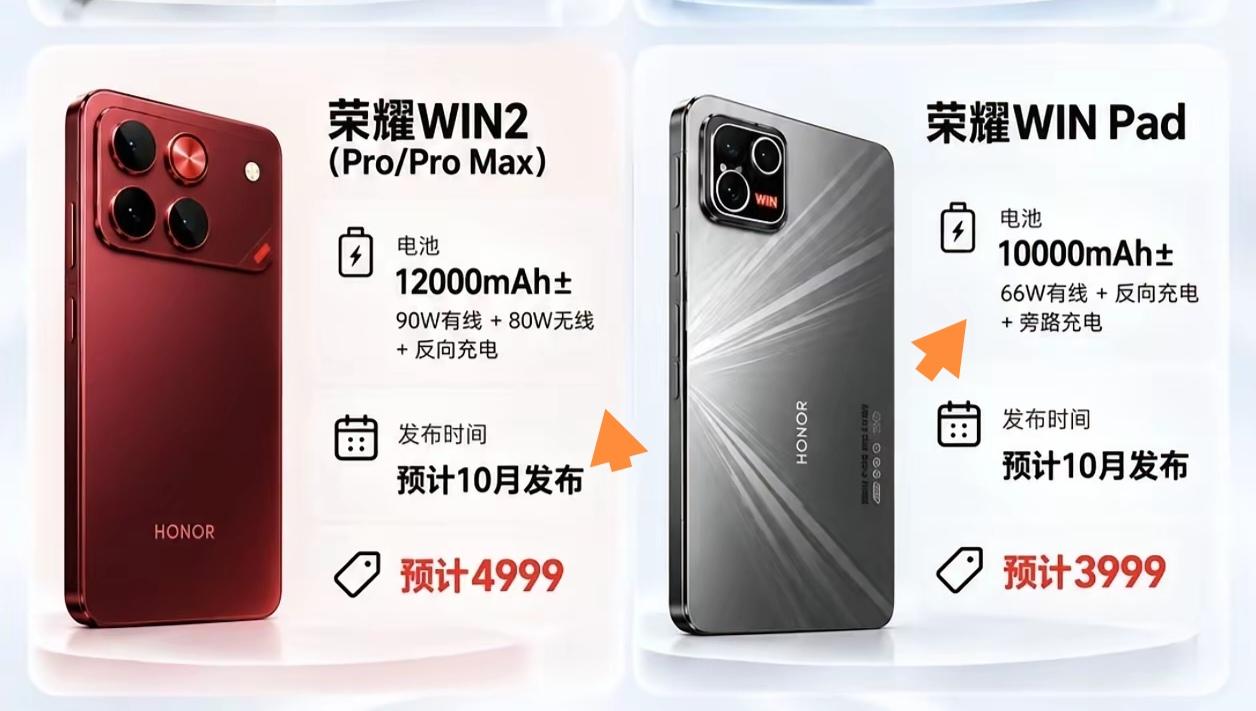 荣耀WIN2系列这波爆料真的把电竞手机的爽点戳满了。[机智]
最多三款机型覆盖不