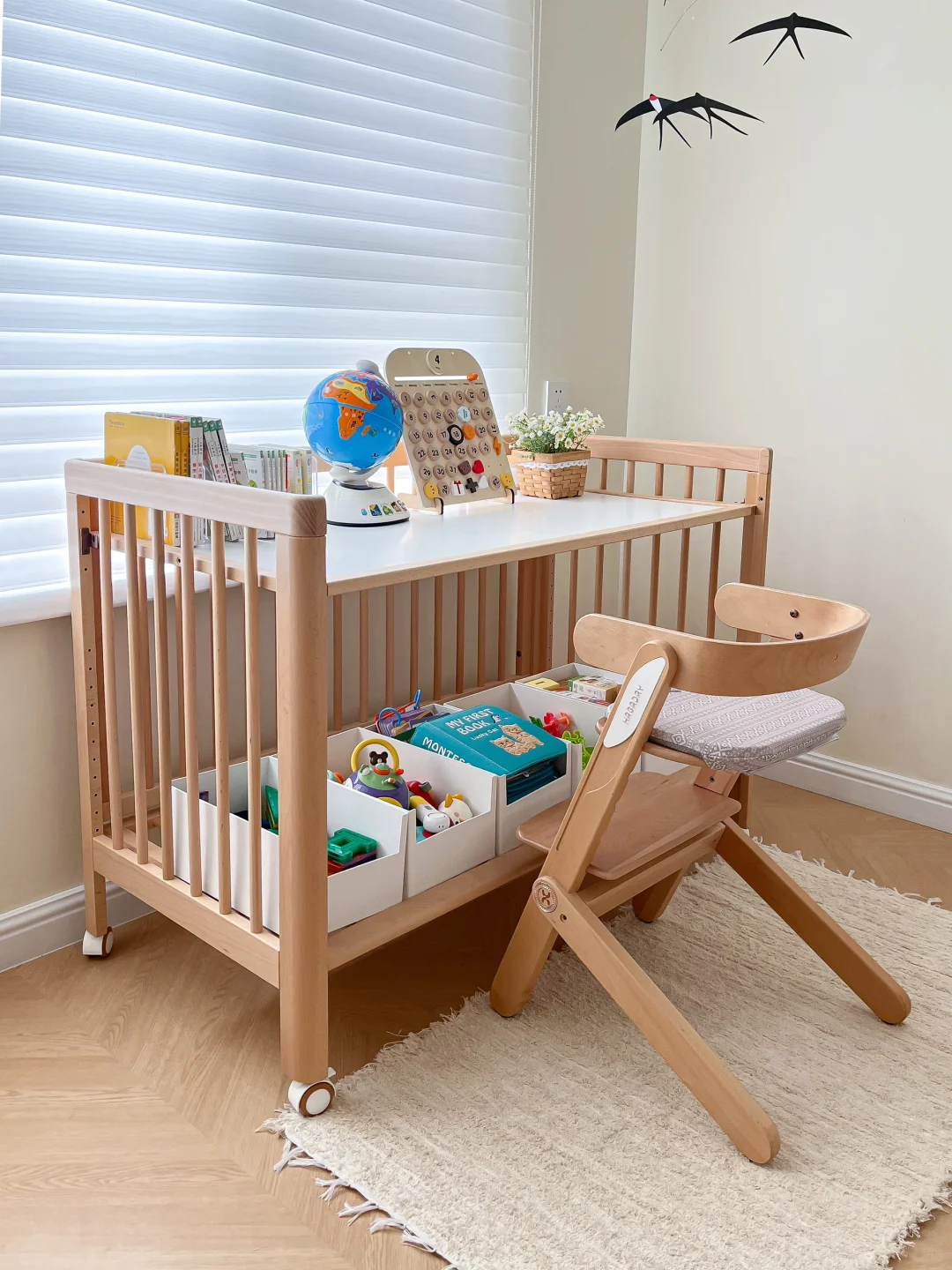 蠢哭了🥹，才知道婴儿床还能这样用！