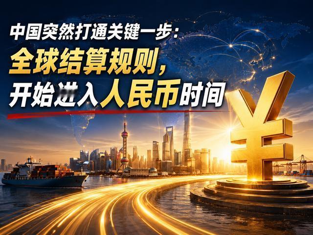 打破美元垄断！中国打通全球结算关键关卡，人民币时代正式到来 
 
长久以来，美元