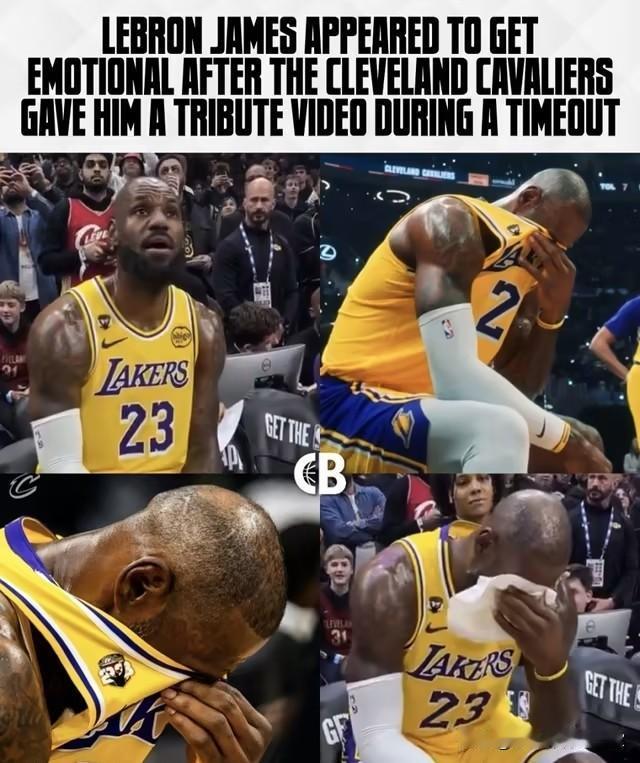 詹姆斯重回克利夫兰，泪洒赛场，骑士致敬视频让他动容不已！
勒布朗·詹姆斯回到克利