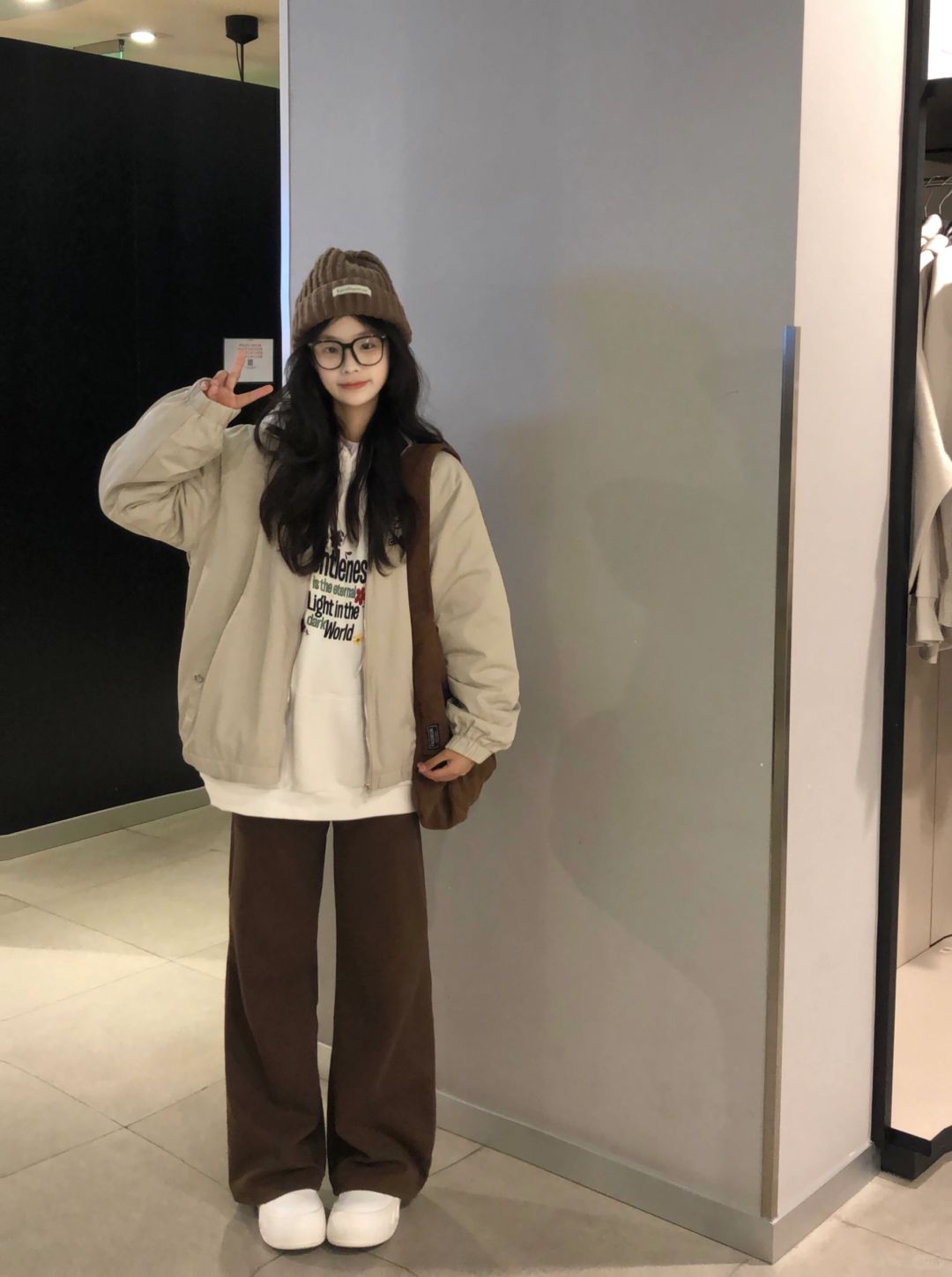 ⛄️入冬的第一件卡其色加厚棉服！好好看！！！