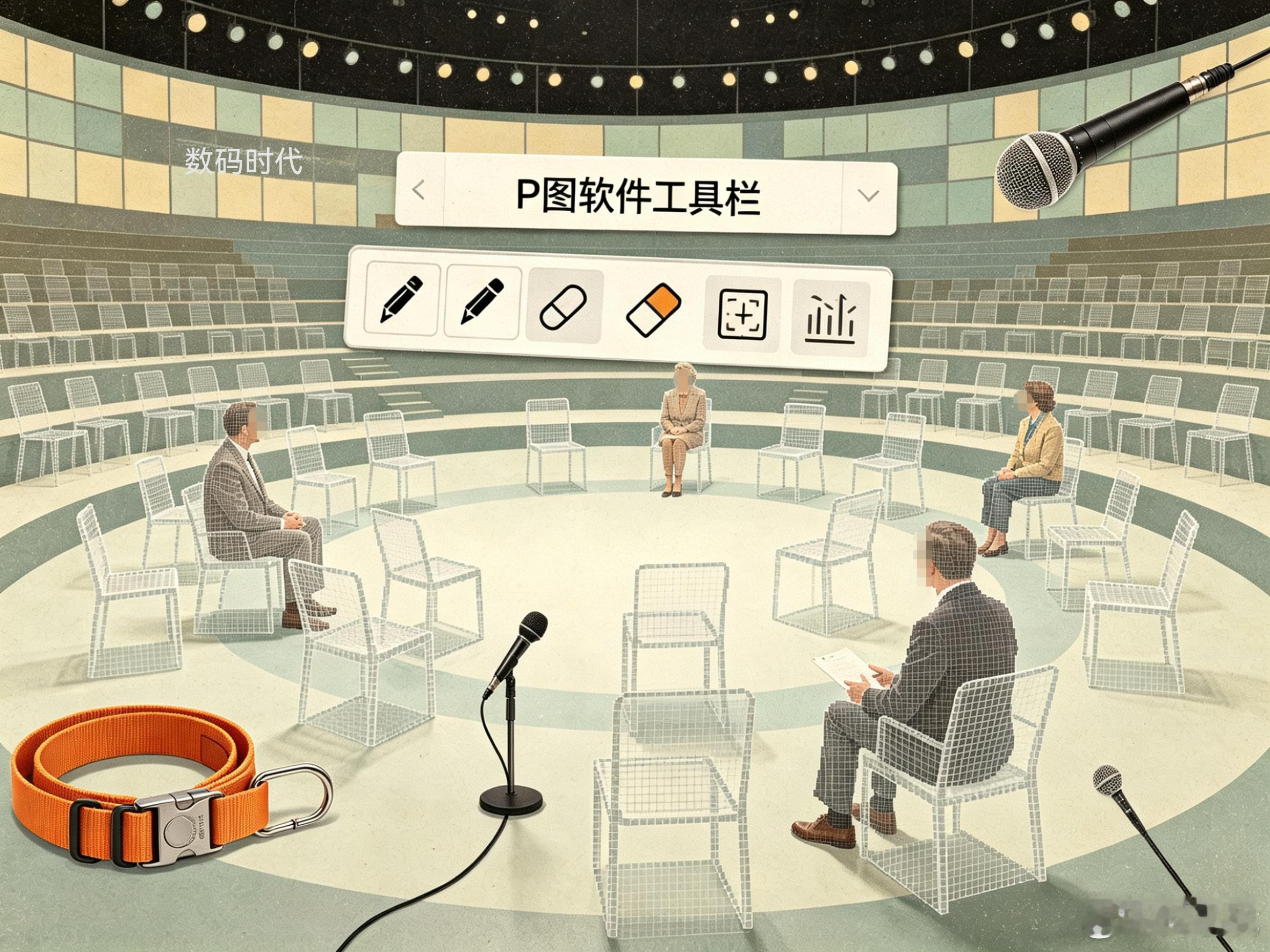 一车安全带全是P上去的，这事越看越荒诞。现在的综艺圈，算是把“掩耳盗铃”玩到了像
