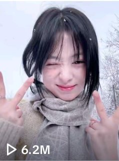 AHYEON 的单人视频在 TikTok 上点赞量突破 100万，播放量达 62