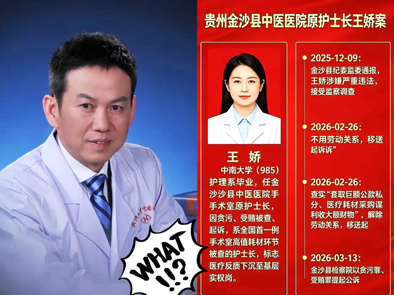 王院长贪，王护士长也贪。
这不分性别，不分院长护士长，不分医院的大小。别再以为贪