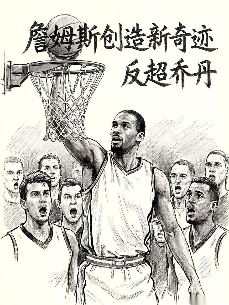 勒布朗詹姆斯，又一次把不可能摆到了桌面上。
手里没东契奇，没里夫斯，就带着八村塁