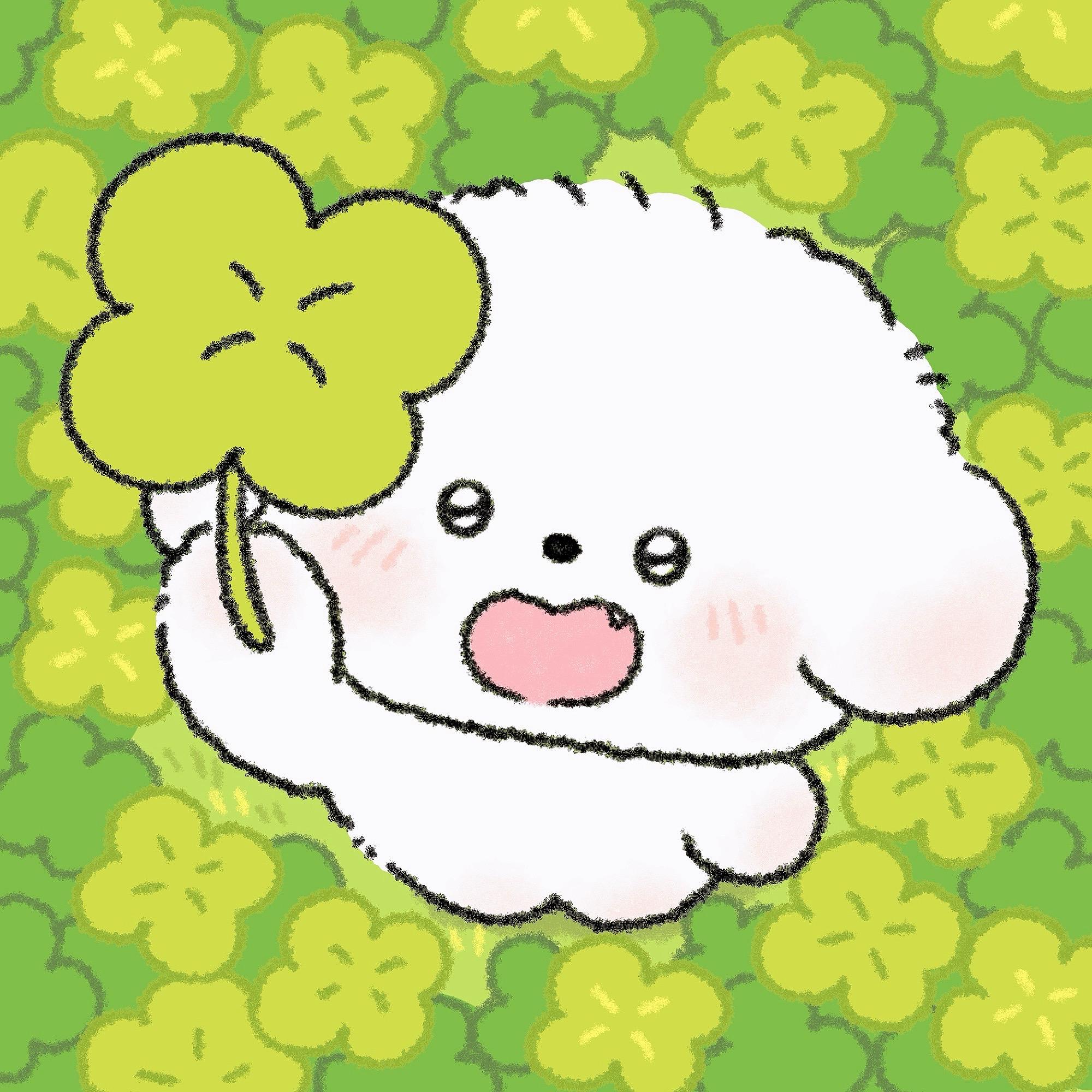 情侣头像 | 四月！找到四叶草啦！是美好的四月呀～ 希望自己可以幸福 ...