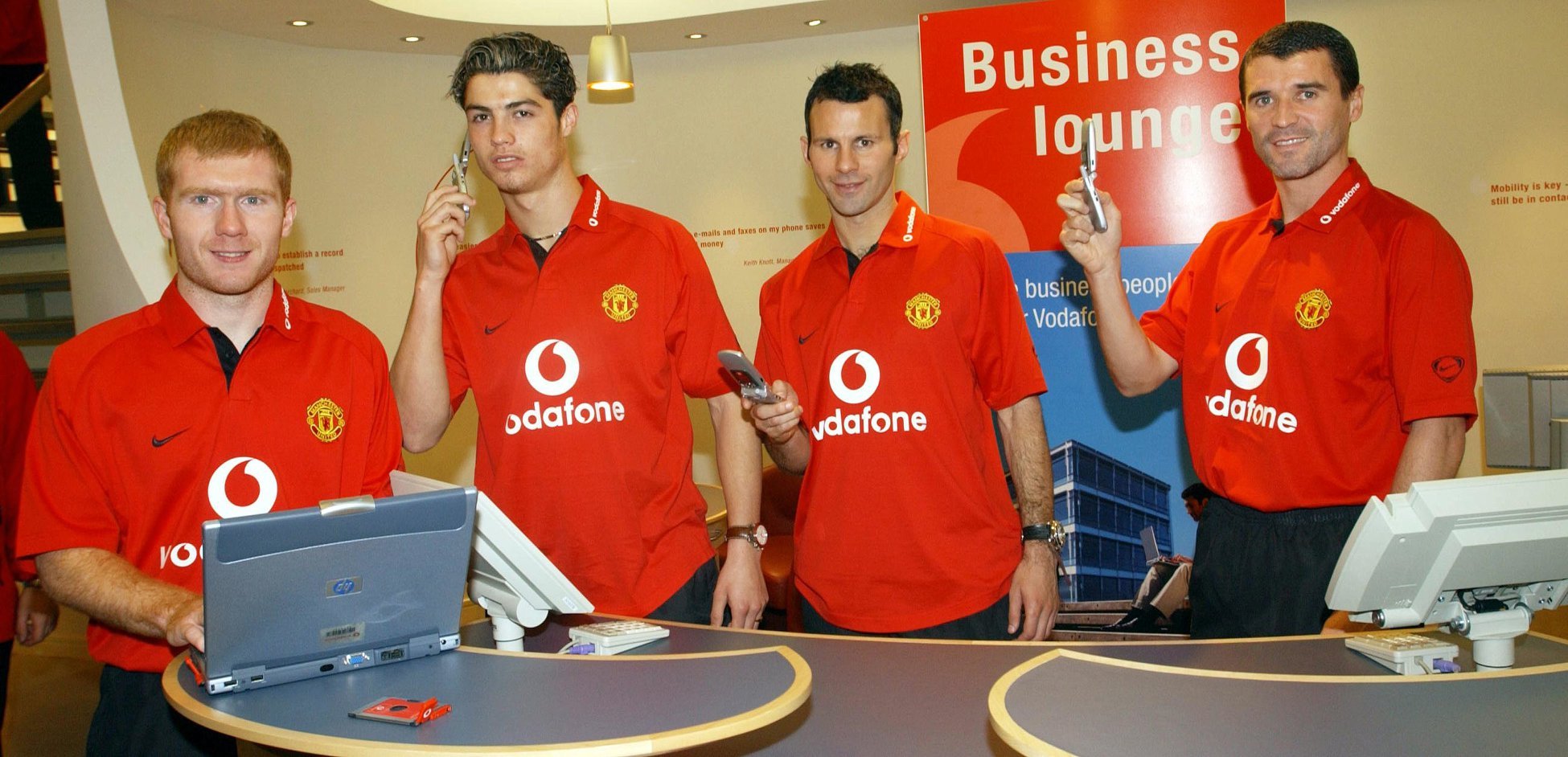 曼联，沃达丰冷足-时光机曼联