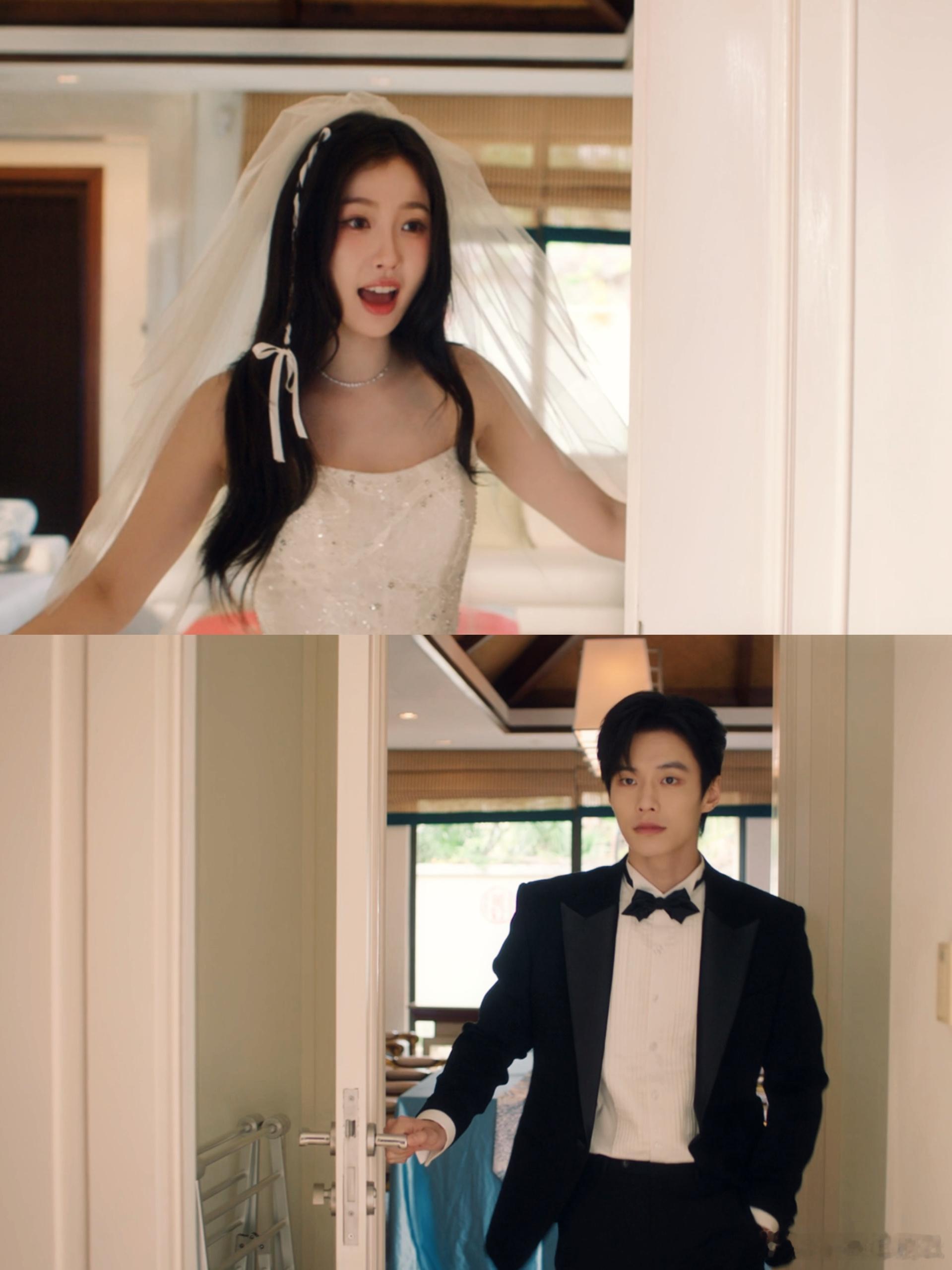 双轨he 朝朝把求婚戒指藏在钥匙扣里，一句组建家的告白戳中泪点，机车轰鸣里的婚礼