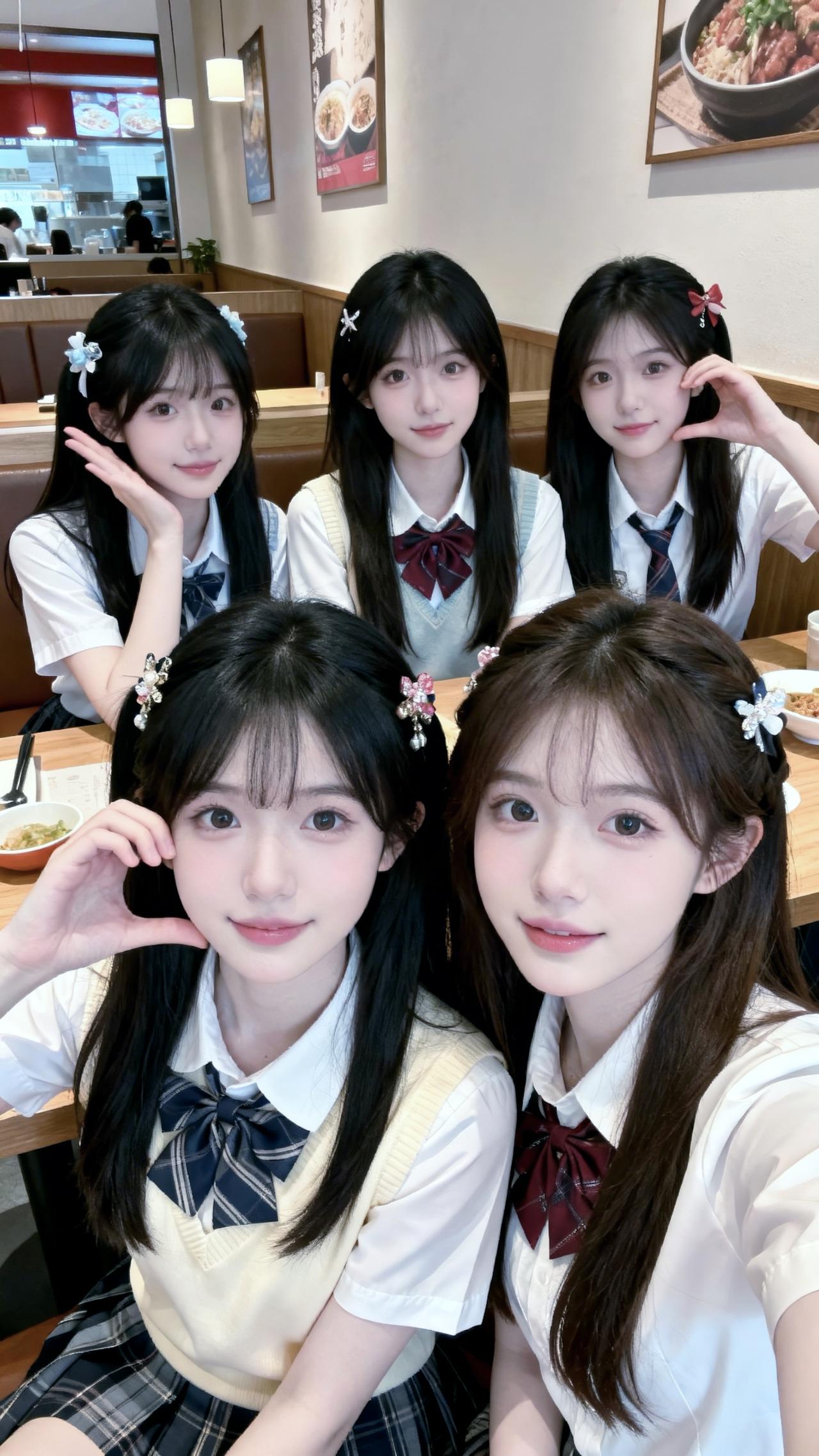 甜妹拍照 甜妹 闺蜜 清纯甜美 一起美到发光