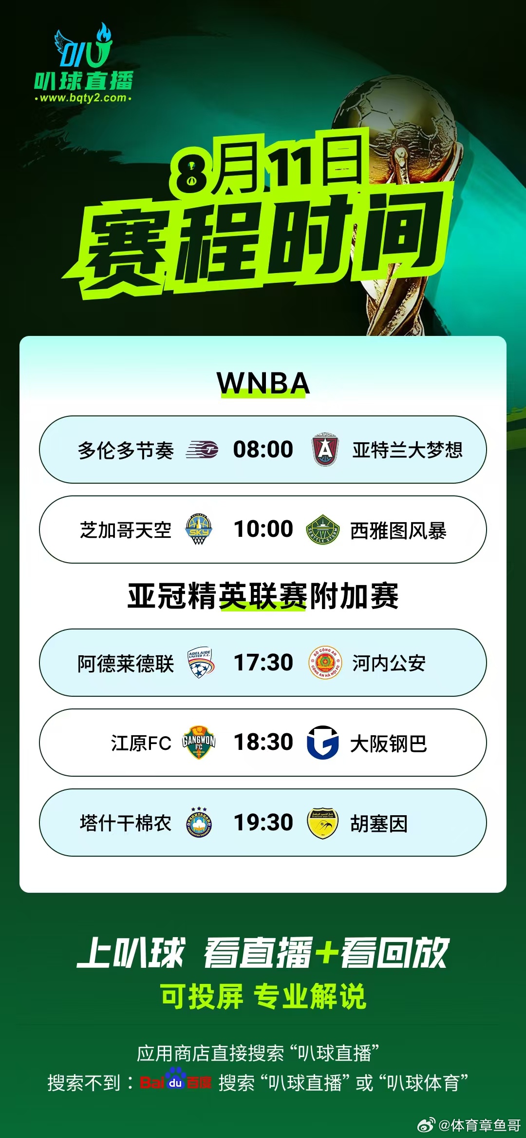看体育，来叭球直播下方萍伦区自娶直达～↓↓↓001 天狼星 VS 布洛马波卡纳0