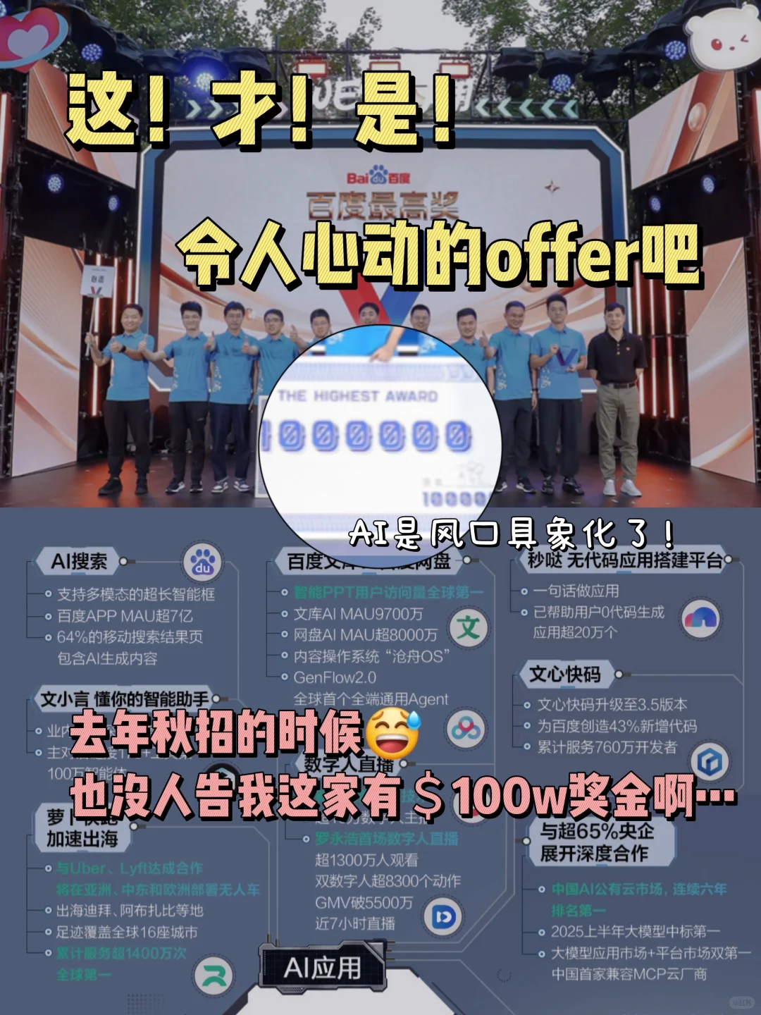 10人团队700w奖金！这才是校招令人心动offer