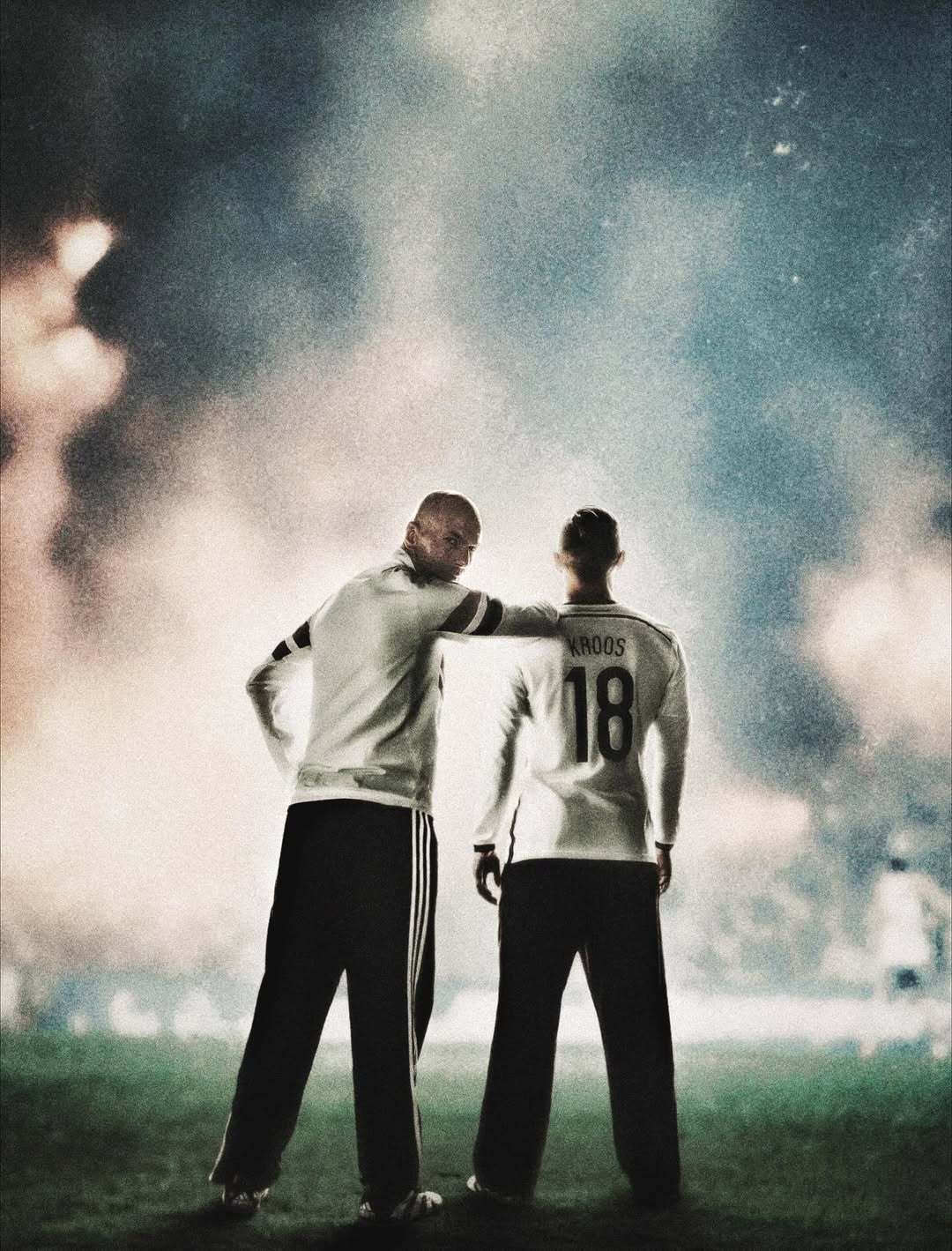 齐达内 x 克罗斯。⭐halamadrid ​​​
