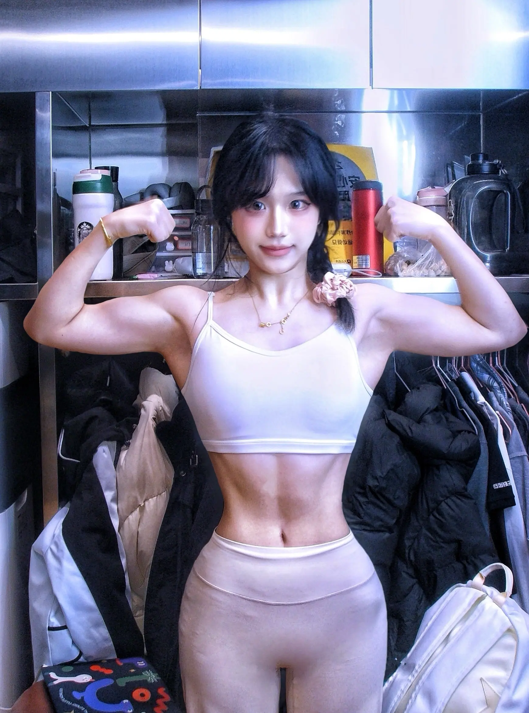 练了吗？看看背。反正我练啦