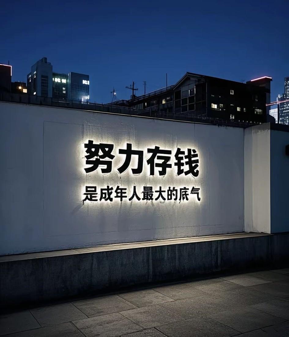 存钱是一个人的底气，有不少年轻人月光族。上了很多年班，一点钱没有，自己有了孩子就