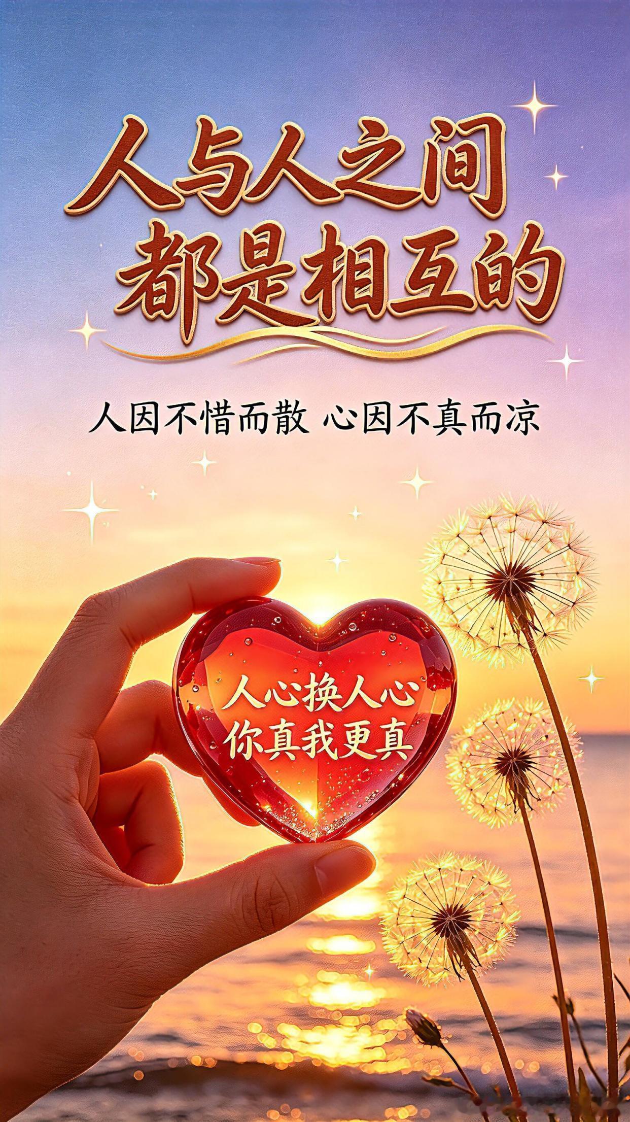 人民日报：与其抱怨，不如祝愿。少些计较，走过的一生都是故事一个人对奇迹的信念，永