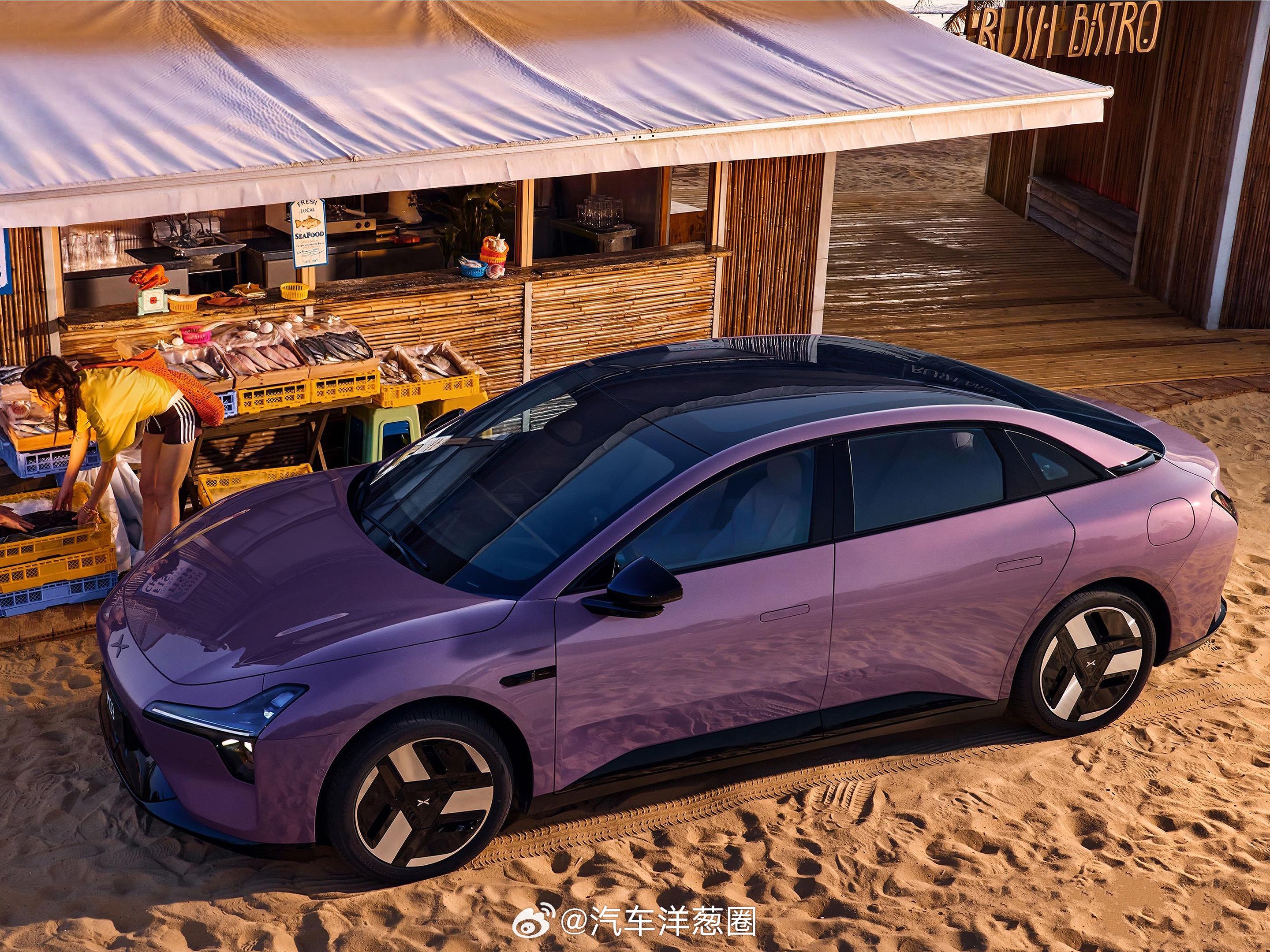 2026款小鹏MONA M03新官图，多项外观/配置升级新增牛油果绿/罗兰紫车色