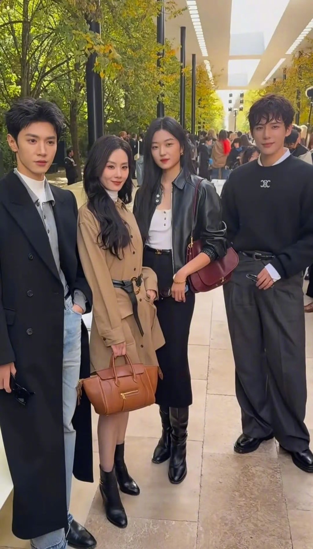 刘诗诗、陈哲远、王安宇、孙千celine秀场同框合照，能get谁？Celine大