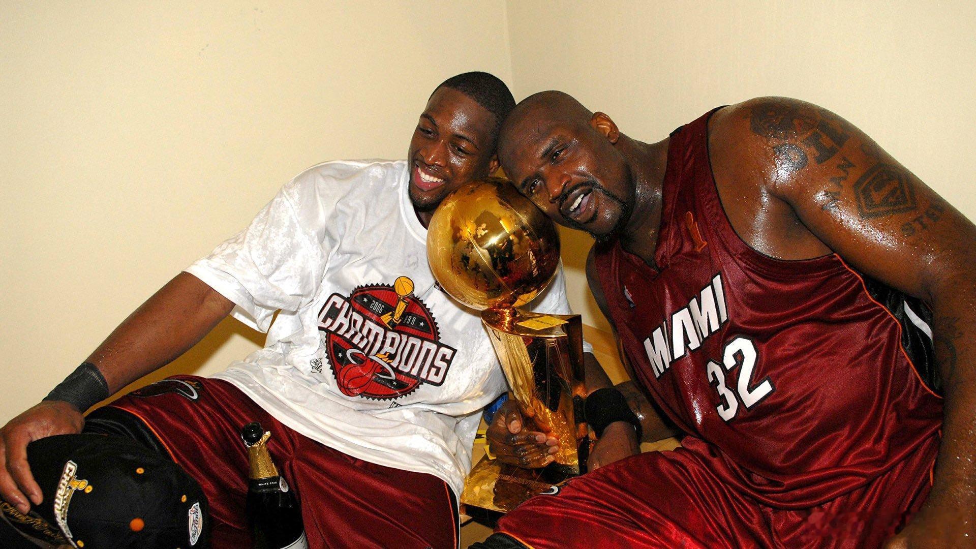 疯狂但真实——当热火队赢得他们的第一个 NBA 总冠军（2006 年）时，雅库乔