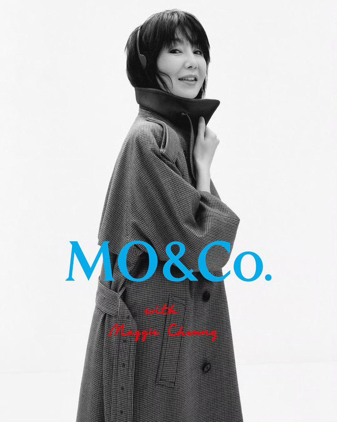 张曼玉为MO&Co.拍摄的一组写真 