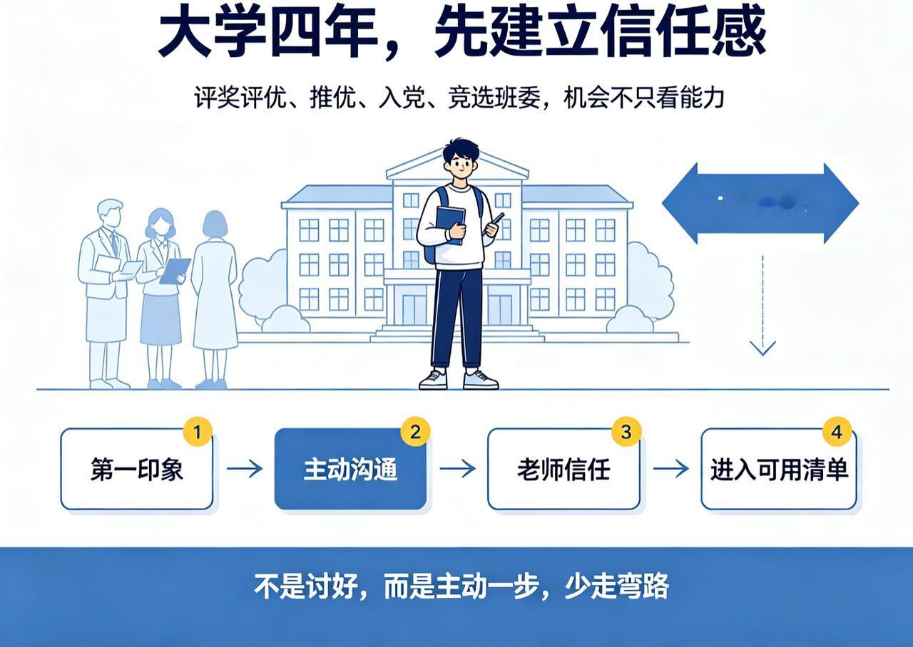 大学四年，评奖评优、推优、入党、竞选班委、争取各种名额，很多时候不完全是“你能力