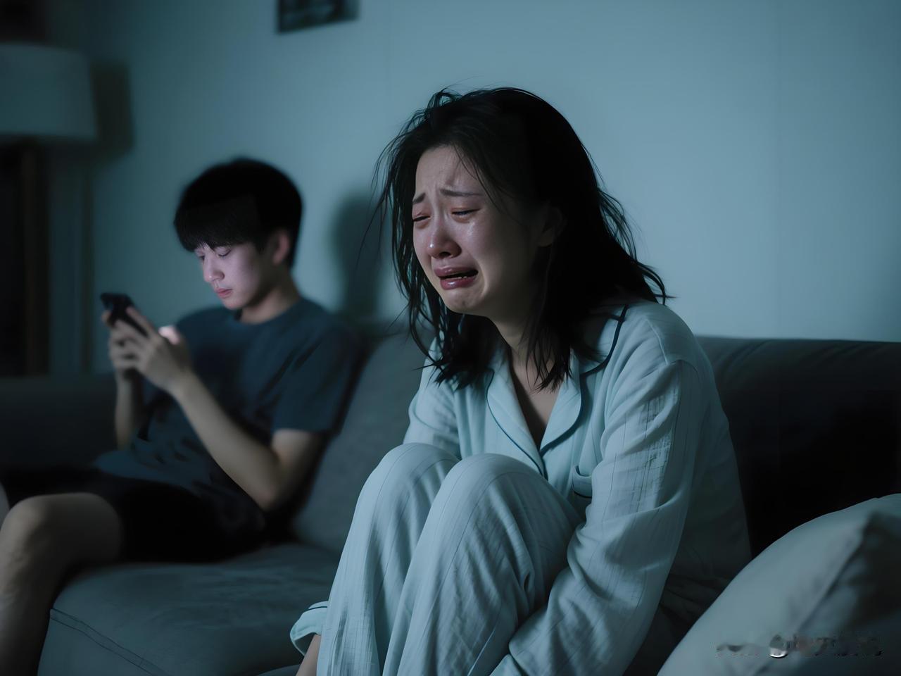 闺蜜小夏曾在深夜崩溃：“我哭到抽气，他却在旁边刷手机。” 这种场景像复制粘贴般出