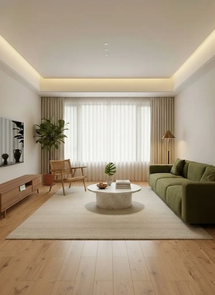 成都青羊128㎡极简中古宅：一半烟火，一半森系诗意🌿  项目位置：成...