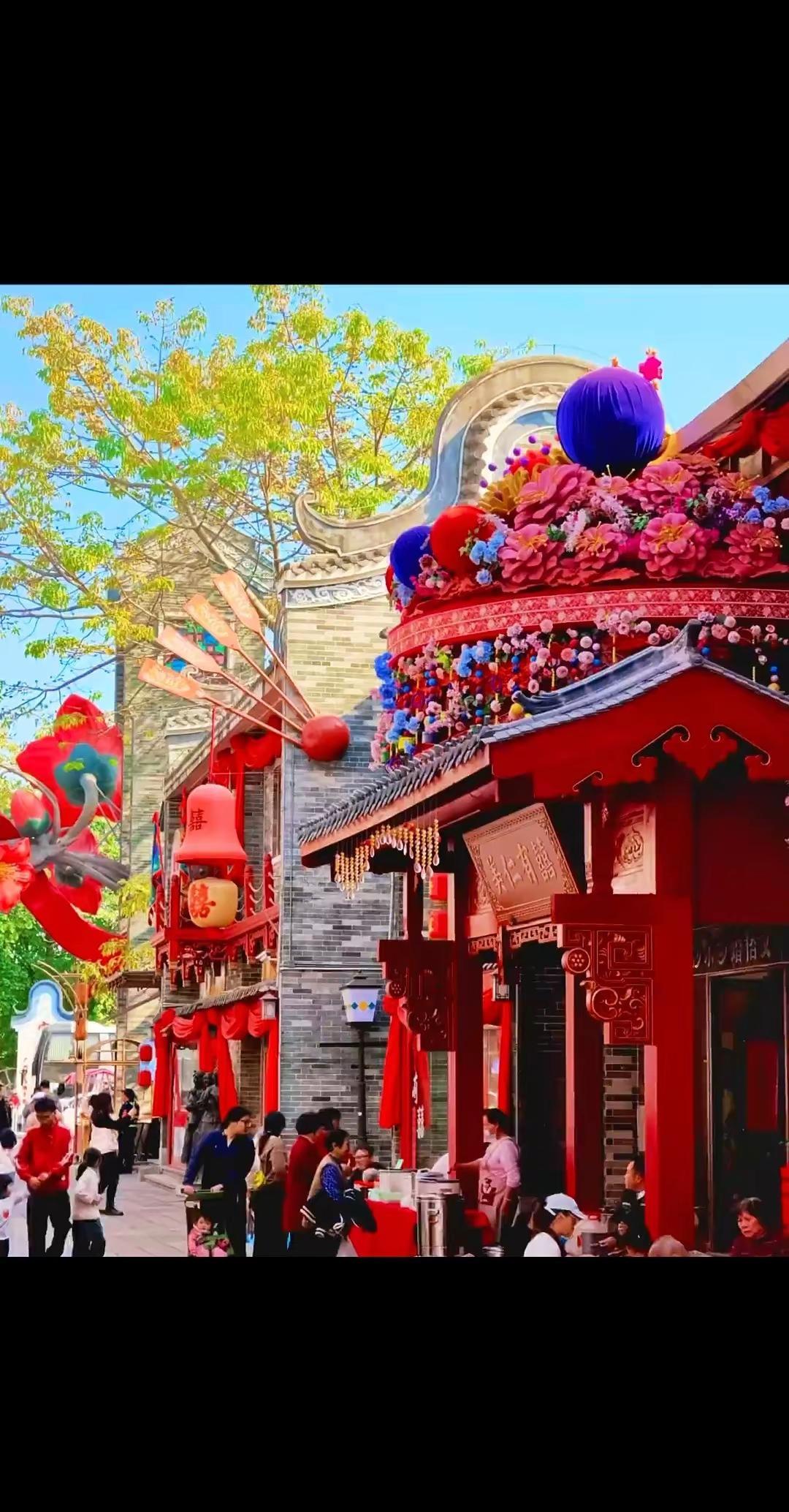 广州岭南武侠奇幻城终于来我们大广州了 国风拍照 岭南古镇 广州周边游 汉服打卡