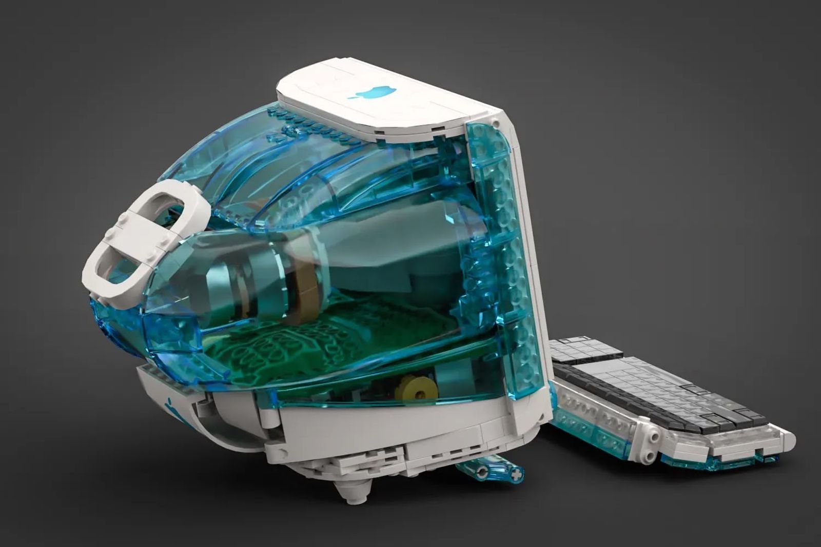 【乐高考虑推出蓝色 iMac G3 套装】乐高今日表示，提交到“创意”网站供考虑