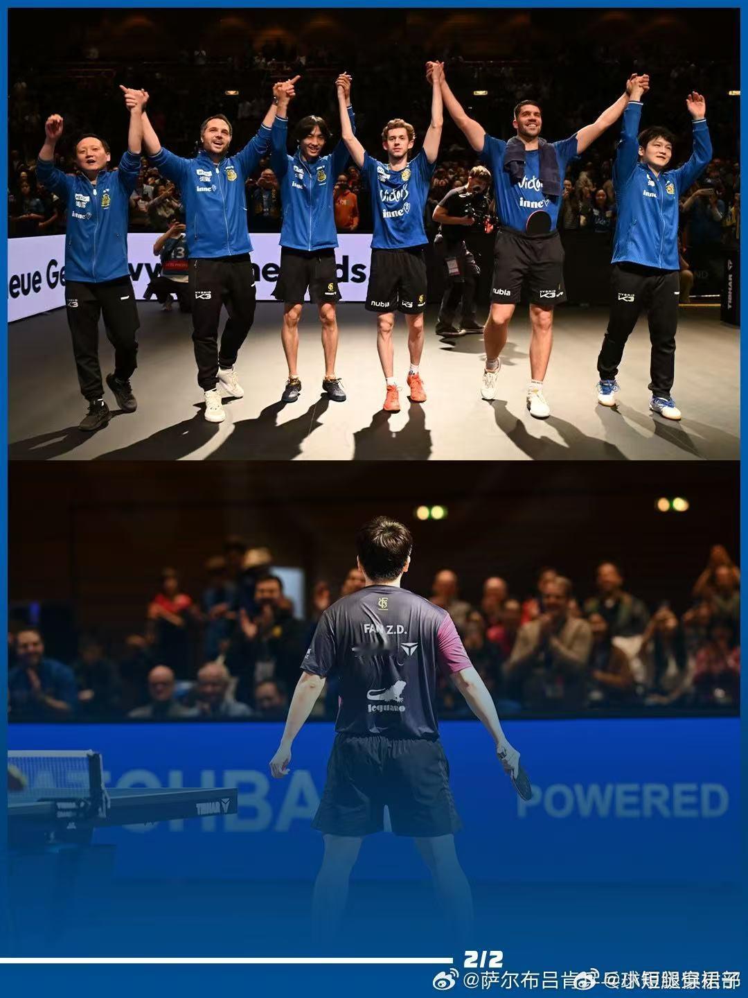 祝福樊振东的所有选择 樊振东正式官宣转会杜塞尔多夫，感谢萨尔布吕肯这段珍贵经历。