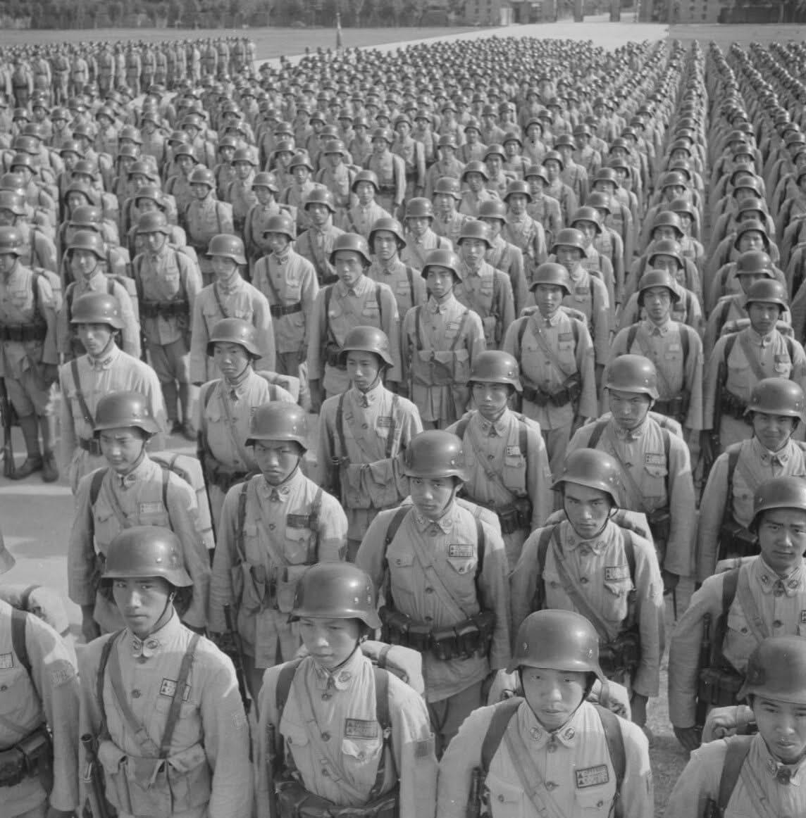 1944年成都黄埔军校阅兵仪式 历史知识 ​​​