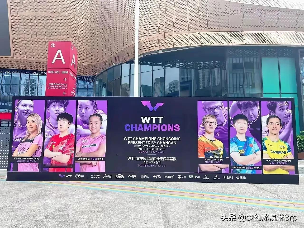还是重庆会搞事情
大头两边是两个女的
一边是仰慕大头的
一边是乒协的妖精
莎莎两
