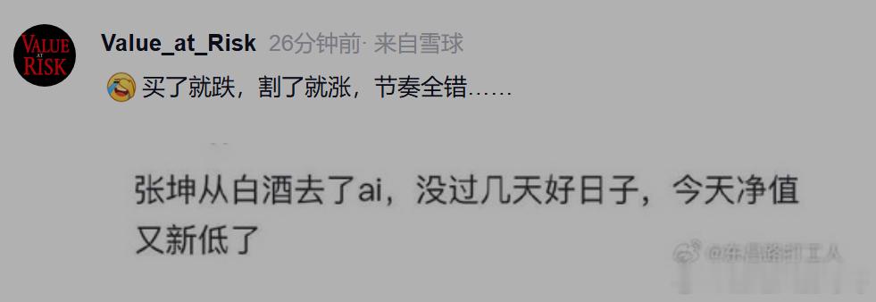 这个是不是真的，现在张神的净值什么情况了，真的漂移了？ 