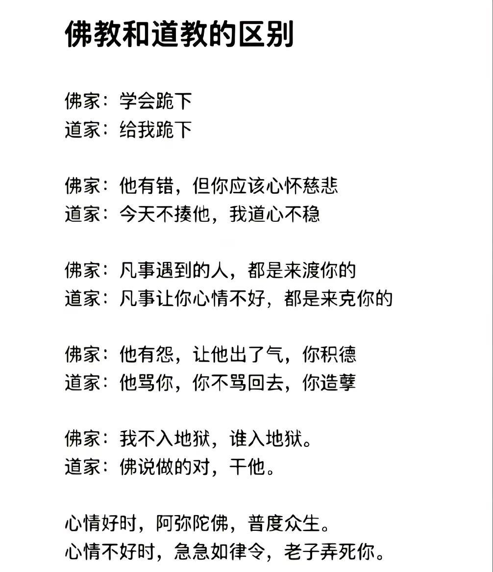 30岁之前我修佛，35岁以后我修道，现在40岁我只想修魔！凡是忍气吞声的那是修佛