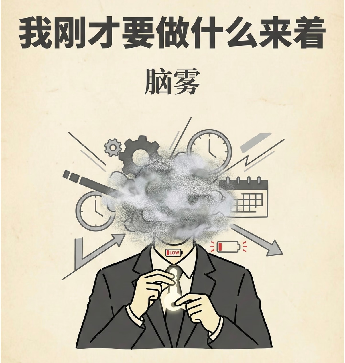 你以为正常其实是脑雾的表现犯困迟钝、记忆力断崖式下滑，总归结为熬夜，其实是脑雾，