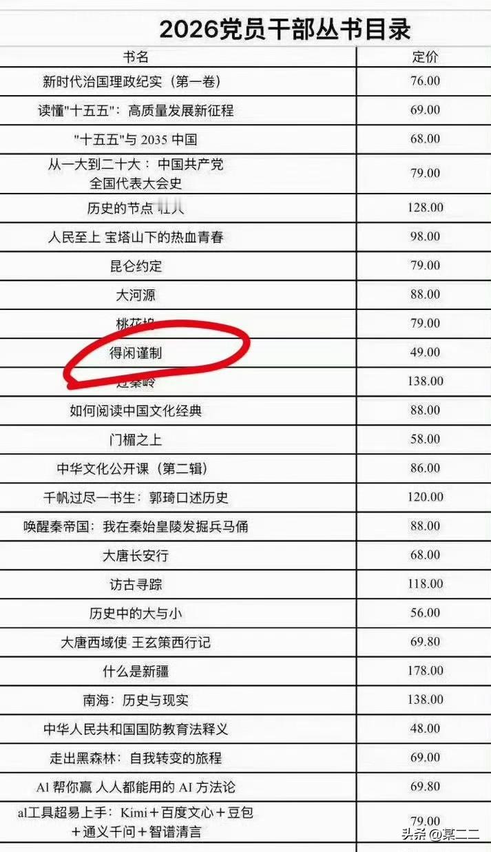 肖战主演的《得闲谨制》入选2026党员干部丛书，今天还在重庆大学抗战大礼堂展播。