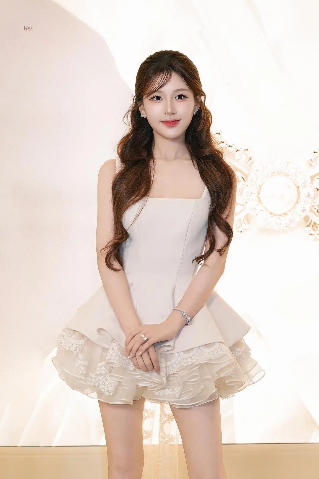 其实她是颜值挂的 