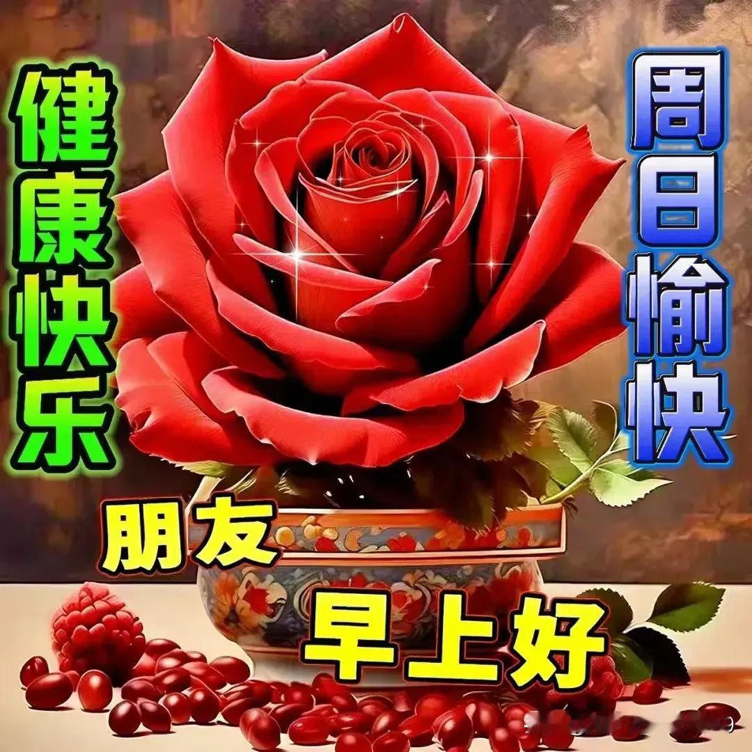 美好一天开始了，
清晨问候送祝福；
健康幸福永相伴，
吉祥如意每一天。