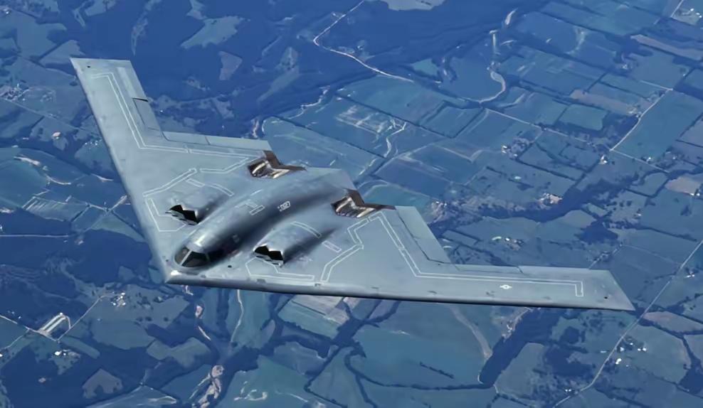 波斯湾局势持续升级，美方动用顶级空中力量发起高强度打击，四架隐身战略战机从本土基