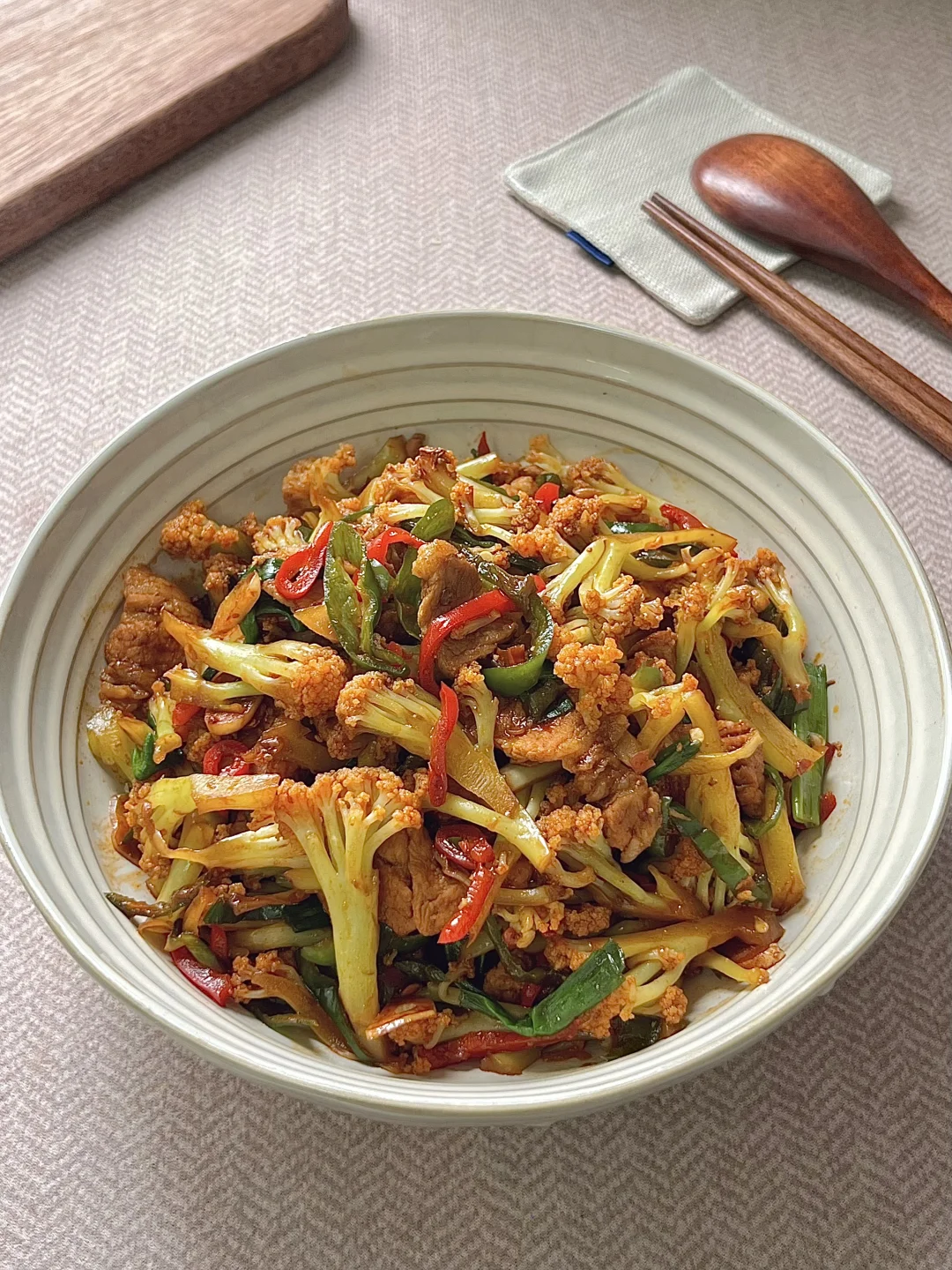 干锅花菜太太太好吃了🤤香辣下饭🌶️