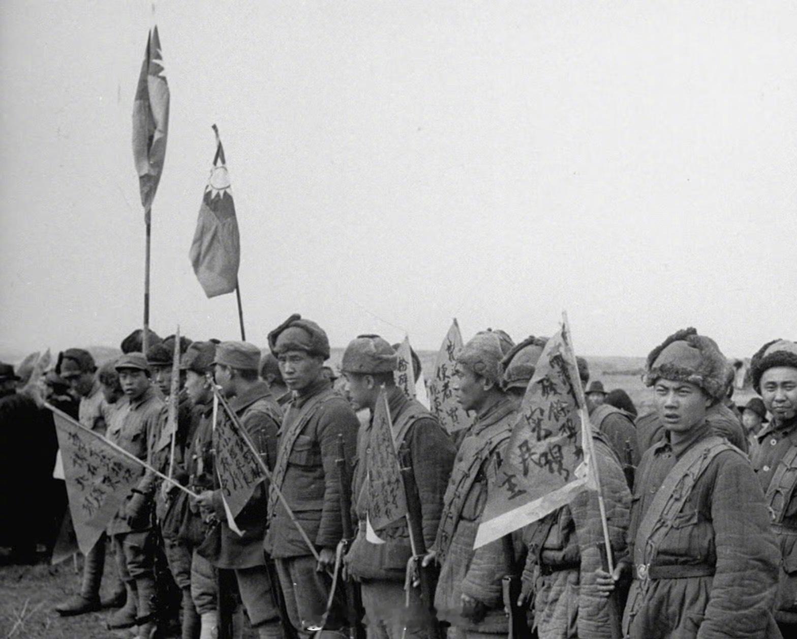 照片中的历史 1946年鞍海战役与军事调停1946年五月，国民党军北犯，新一军与